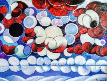 Peinture intitulée "Winter evening-2 (6…" par Artsrun Asatryan, Œuvre d'art originale, Huile Monté sur Châssis en bois