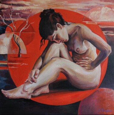 Eve Peinture intitulée "Eve" par Anastazja Dżupina, Œuvre d'art originale, Huile