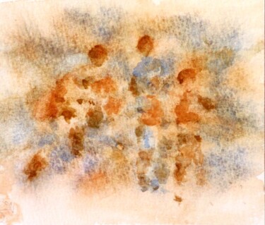 Aquarelle 13 Peinture intitulée "Aquarelle 13" par Jacqueline Pascaud, Œuvre d'art originale, Aquarelle Monté sur Autre panneau rigide