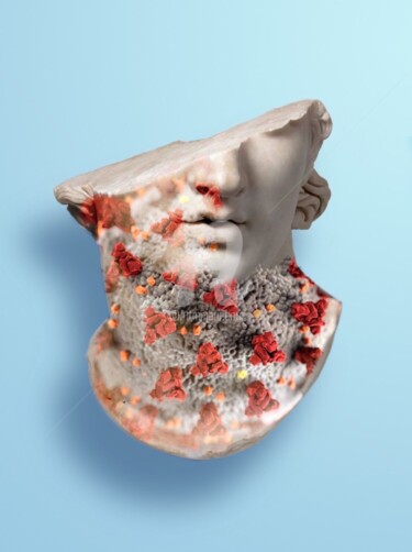 Arte digitale intitolato "Disease in decay" da Matteo Bona, Opera d'arte originale, Stampa digitale