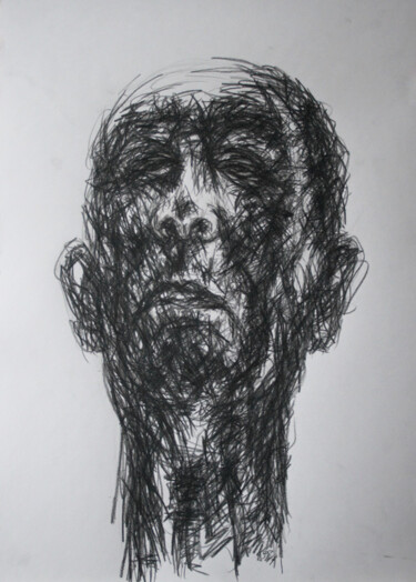 Desenho intitulada "Alter ego... 3" por Barbara Kosz, Obras de arte originais, Pastel