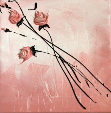 "Vanice Rose" of Anastassia Skopp structure painting Painting titled ""Vanice Rose" of An…" by Anastassia Skopp, Original Artwork, Acrylic