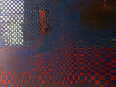 Painting titled "The rock" by Sophie Skripko, Original Artwork, Acrylic