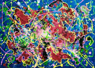 abstract steppe 5 Painting titled "abstract steppe 5" by Kyrylo Bondarenko, Original Artwork, Acrylic
