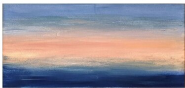 Serene sunrise Painting titled "Serene sunrise" by Anna Brazhnikova, Original Artwork, Oil