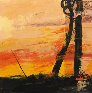 Painting titled "Tree no.35" by Anne-Julie Hynes, Original Artwork, Acrylic