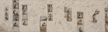 제목이 "A white composition"인 미술작품 Johnny Semaan로, 원작, 아크릴