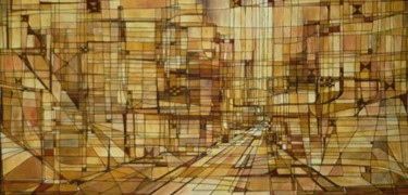 Painting titled "Perspective" by Jose Carlos Sarmento, Original Artwork, Oil