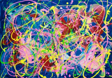 abstract steppe 6 Painting titled "abstract steppe 6" by Kyrylo Bondarenko, Original Artwork, Acrylic