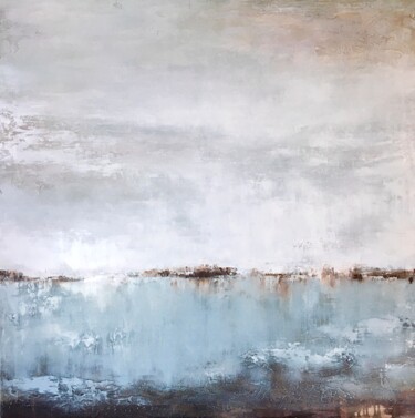 绘画 标题为“Silence - oil textu…” 由Katerina Yakovleva, 原创艺术品, 油 安装在木质担架架上