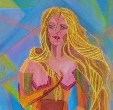 Aphrodite. Painting titled "Aphrodite." by Galina Vasiljeva, Original Artwork, Oil
