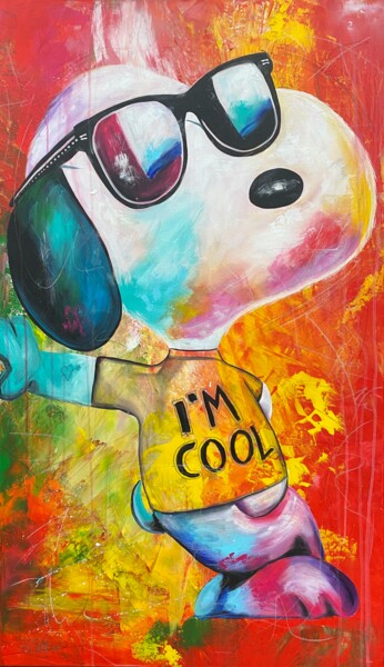 绘画 标题为“I'm cool” 由Sabrina Seck, 原创艺术品, 丙烯