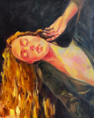 绘画 标题为“Immersion in life” 由Isolde Pavlovskaya, 原创艺术品, 油 安装在木质担架架上