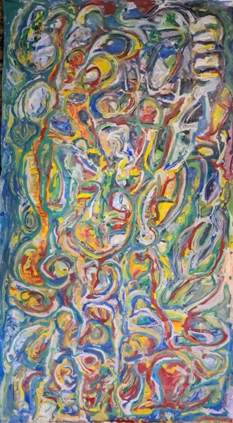 Painting titled "Ephemeris" by Andrew Walaszek, Original Artwork, Acrylic