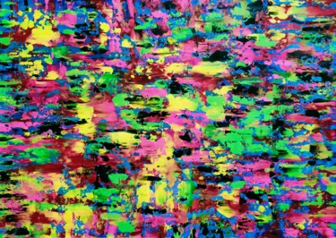 abstract space 2 Painting titled "abstract space 2" by Kyrylo Bondarenko, Original Artwork, Acrylic