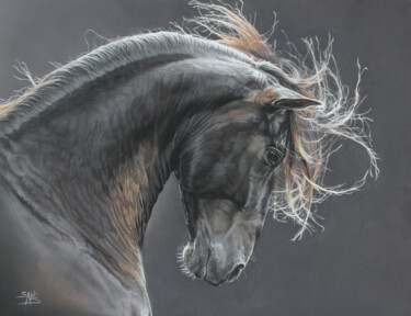 Dessin intitulée "" Éminence "" par Sab Arts, Œuvre d'art originale, Pastel