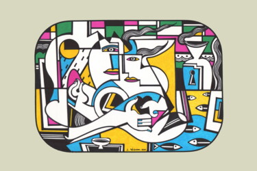 Andrographie N° 21735 图画 标题为“Andrographie N° 217…” 由Lucien Ségura, 原创艺术品, 标记