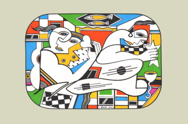 Andrographie N° 24818 Drawing titled "Andrographie N° 248…" by Lucien Ségura, Original Artwork, Marker