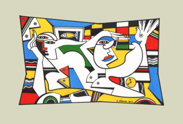 Andrographie N° 05117 Drawing titled "Andrographie N° 051…" by Lucien Ségura, Original Artwork, Marker