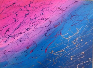 Peinture intitulée "Disintegration" par Angelika Belousova, Œuvre d'art originale, Acrylique