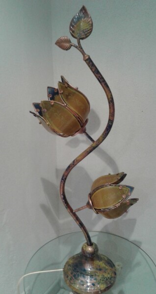 Design titled "mon azalée(version…" by Ellaoachat, Original Artwork, Luminaire