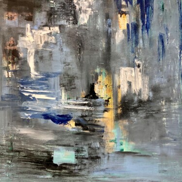 Painting titled "Melody of the night" by Atignas Art, Original Artwork, Oil
