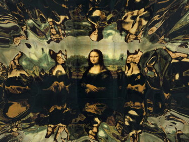 数字艺术 标题为“Reflet Mona Lisa” 由Stéphane Billiau, 原创艺术品, 三维建模