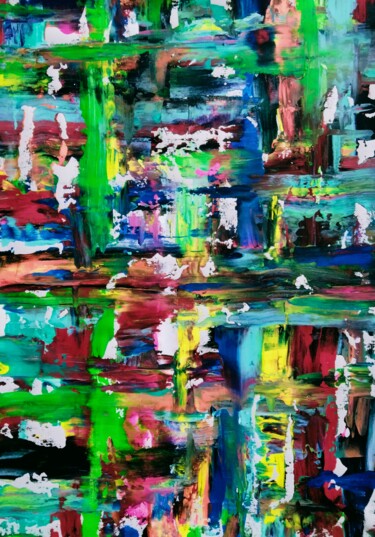 abstract steppe 8 Malerei mit dem Titel "abstract steppe 8" von Kyrylo Bondarenko, Original-Kunstwerk, Acryl