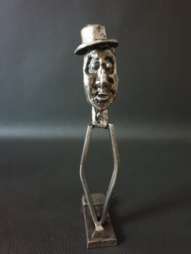 Sculpture titled ""  Les Charles " nu…" by Sandrine Plumard, Original Artwork, Metals