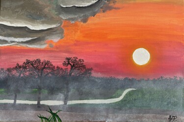 Peinture intitulée "Sospesi" par Gabriele Provana, Œuvre d'art originale, Huile