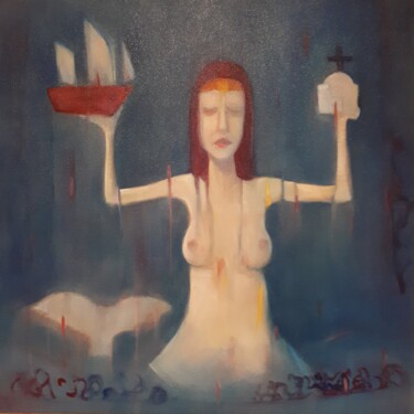 NAXOS Peinture intitulée "NAXOS" par Philippe Graillot (TORGALLI), Œuvre d'art originale, Huile