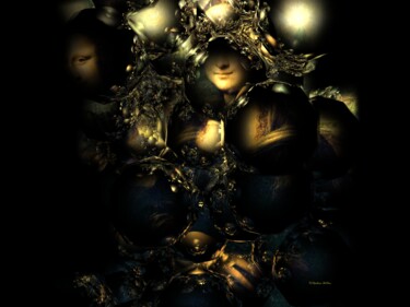 数字艺术 标题为“Shining” 由Stéphane Billiau, 原创艺术品, 三维建模