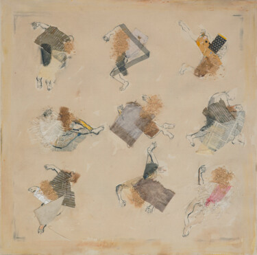 Malerei mit dem Titel "The Ninth escape" von Johnny Semaan, Original-Kunstwerk, Acryl