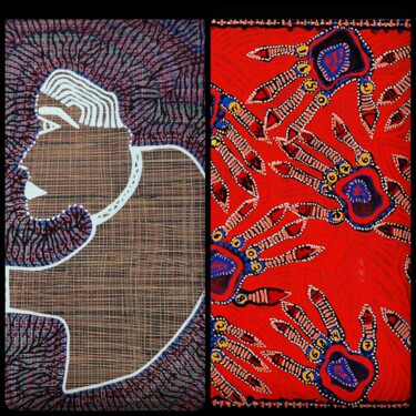 Visual Israeli art Mirit Ben-Nun modern artist paintings 绘画 标题为“Visual Israeli art…” 由Mirit Ben-Nun, 原创艺术品, 墨