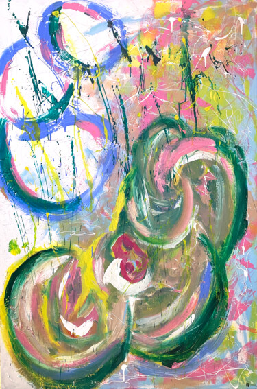 "The most defenseless the most powerful" Abstract 绘画 标题为“"The most defensele…” 由Alina Khramova, 原创艺术品, 丙烯 安装在木质担架架上