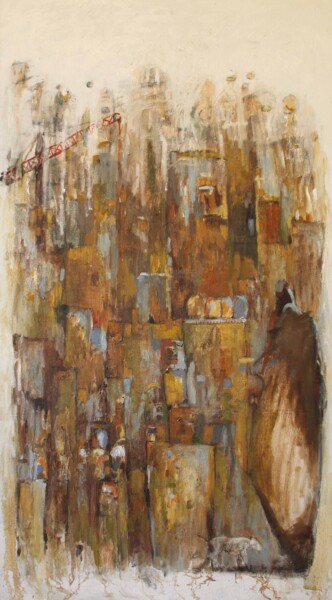 제목이 "Beirut 2"인 미술작품 Johnny Semaan로, 원작, 기름