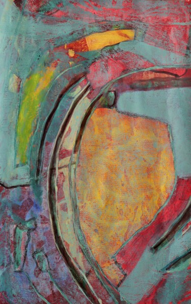 Peinture intitulée "Télamon" par Philippe Casaubon, Œuvre d'art originale, Huile