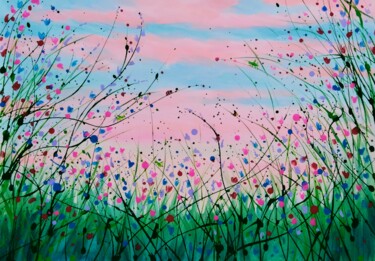 绘画 标题为“blooming steppe 1” 由Kyrylo Bondarenko, 原创艺术品, 丙烯