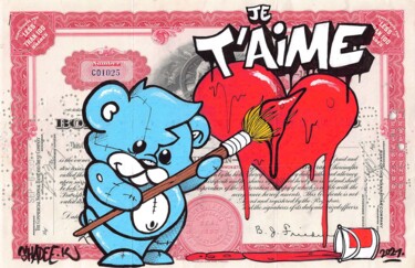 绘画 标题为“T'aimes” 由Shadee K, 原创艺术品, 丙烯