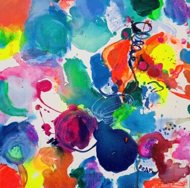 Painting titled "Rêverie" by Doam, Original Artwork, Acrylic