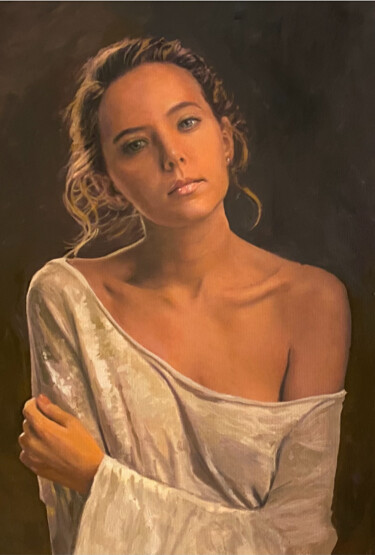 绘画 标题为“Wings Of An Angel” 由William Oxer, 原创艺术品, 油
