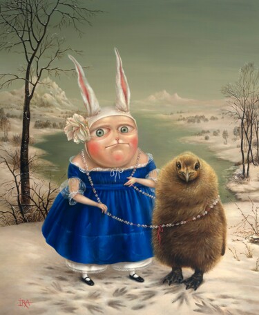 印花与版画 标题为“Winter Nostalgia. P…” 由Irena Aizen, 原创艺术品, 数字打印 安装在木质担架架上