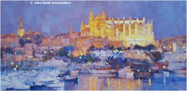 Palma de Mallorca XXIV Painting titled "Palma de Mallorca X…" by Alex Hook Krioutchkov, Original Artwork, Oil