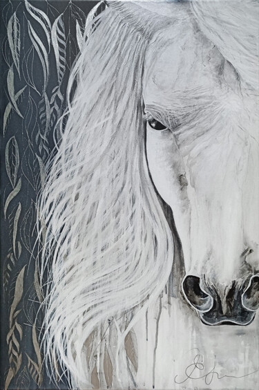 绘画 标题为“The Big Love. Horse” 由Ekaterina Khovanskaya, 原创艺术品, 丙烯