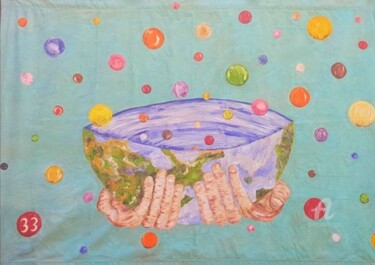 Painting titled "Mille couleurs 2020" by Roberto Urbano, Original Artwork, Oil
