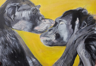 Painting titled "you are mine" by Ewa Mościszko, Original Artwork, Acrylic