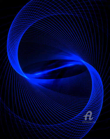 Photography titled "Lichtkreis51h" by Gerhard Bumann, Original Artwork, Analog photography