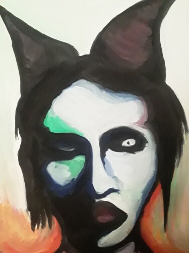 Painting titled "Мм art" by Ivan Skripel, Original Artwork, Gouache