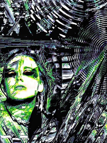 Dubstep Alien 摄影 标题为“Dubstep Alien” 由Mrn, 原创艺术品, 操纵摄影
