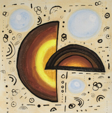 Painting titled "Twos a party" by Brittany Ellis, Original Artwork, Acrylic